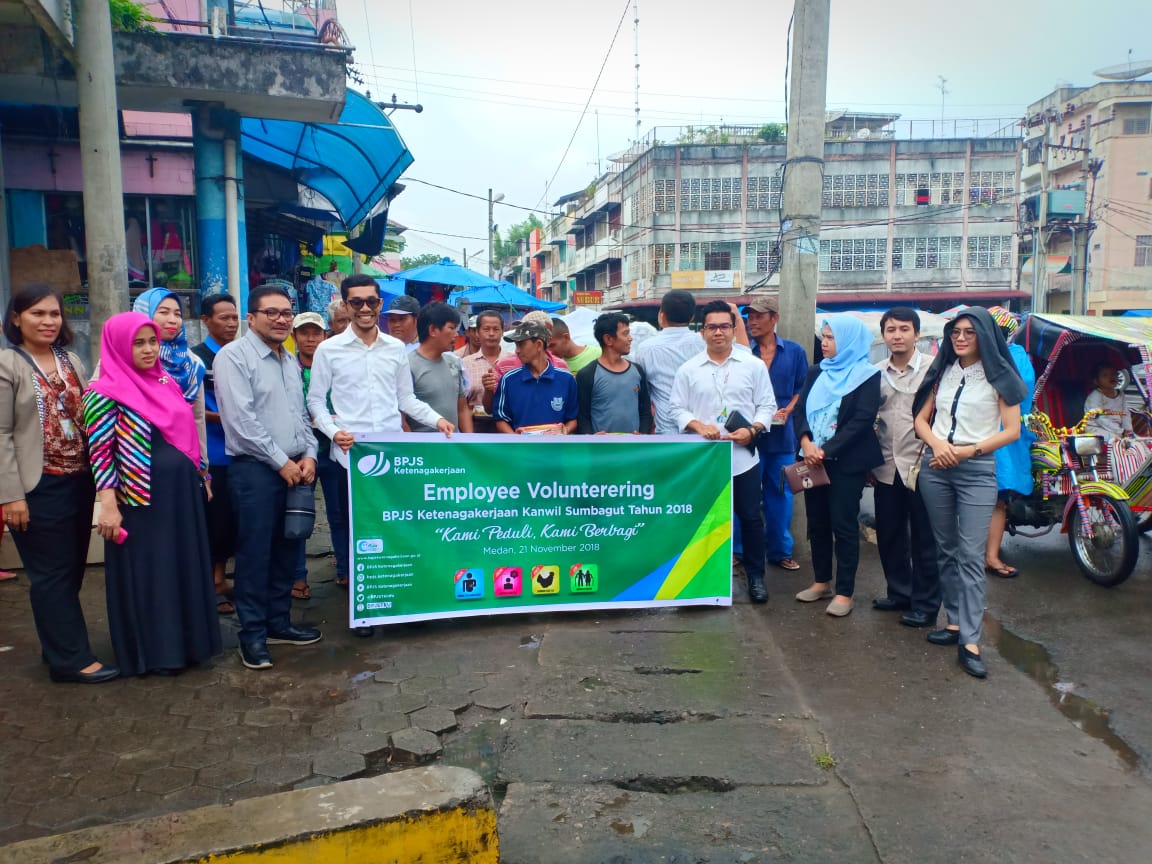 BPJS Ketenagakerjaan Sosialisasikan Program Ke Abang Becak 